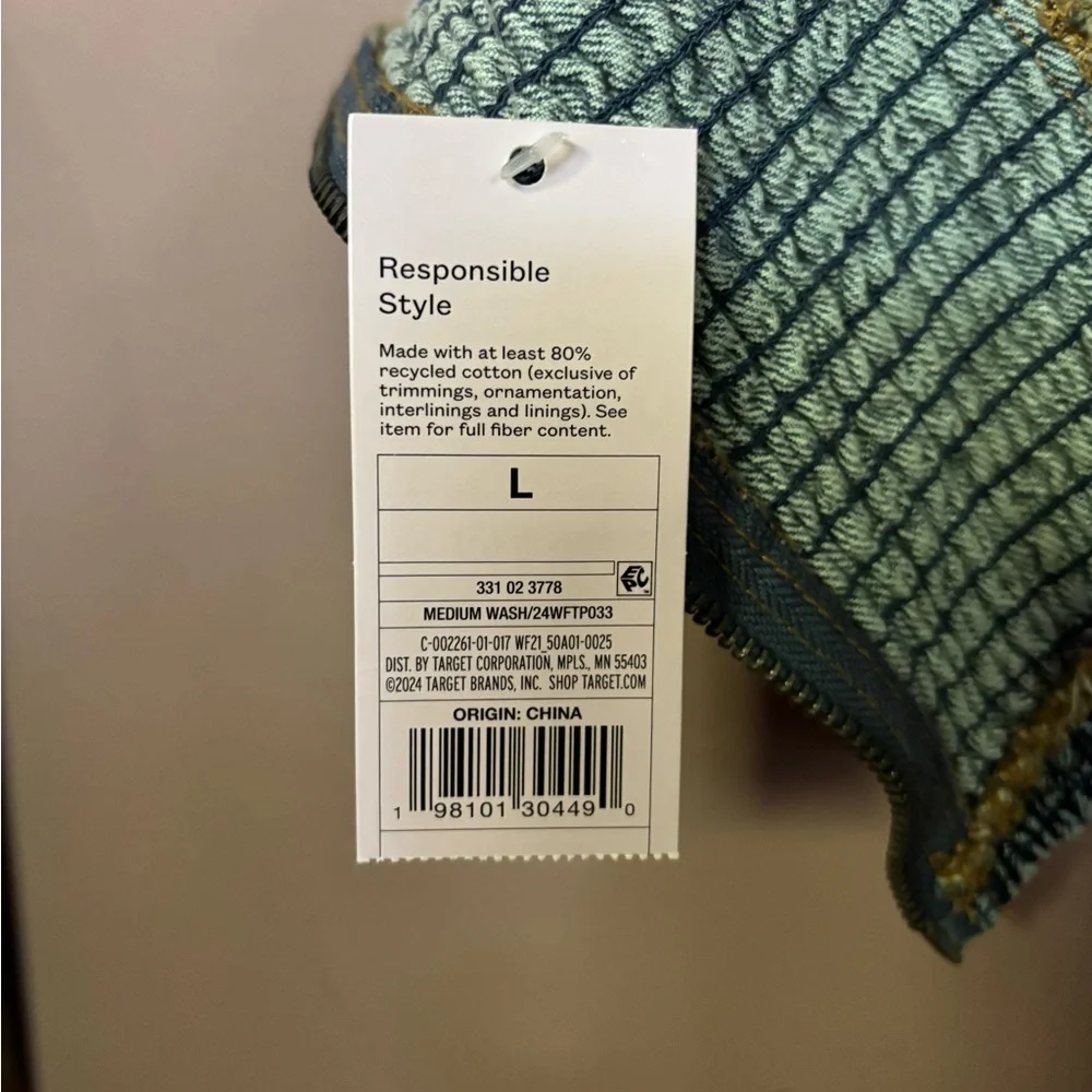 Wild Fable NWT denim halter top - Picture 3 of 4